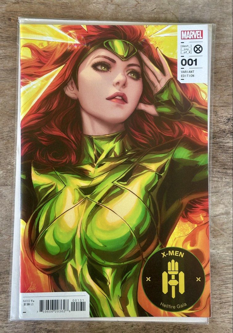 X-Men Hellfire Gala #1 - Artgerm Variant Marvel Comics (Category: Comics & Manga) located in Mandaluyong City. Submitted by collectorsobsessions (Listing ID 1433477543, Image 1). Description: - Very Fine condition. - With minor crease at lower left corner (front) and at top-left corner (back). - Comes as is, what you see is what you get. - PRICE: P400.