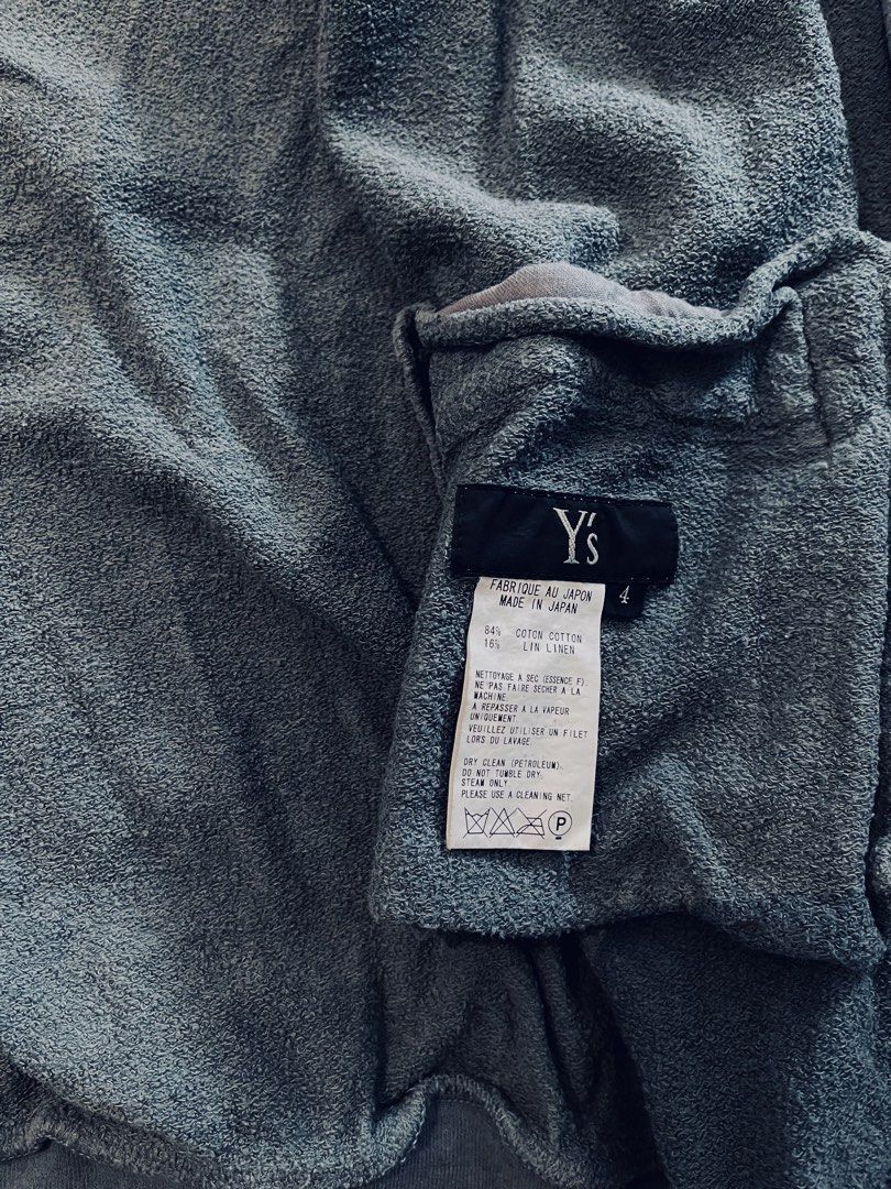 Y's by Yohji Yamamoto Hoodie & skirt (Category: Other Tops) located in Singapore. Submitted by chongchong7_ (Listing ID 1433562402, Image 2). Description: Y’s by Yohji Yamamoto relaxed hoodie size 4 well used. Y’s by Yohji Yamamoto wool skirt size 4 Missing one button. (Like new) .