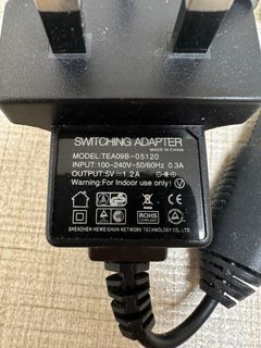 100% Fully Functional 5V 1.2A Power Adapter AC/DC Switching Power Supply Adapter ( ♻️ Barter / Swap / Exchange )
