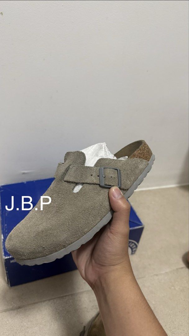 37... Birkenstock Boston Clogs Stone Coin (Category: Sneakers) located in Quezon City. Submitted by roughworld (Listing ID 1433631386, Image 3). Description: Birkenstock Boston Clogs Stone Coin Size 37 Condition: 9/10 needs cleaning Price is firm. MOP: BPI/Gcash/Gotyme Shipping: Lalamove/LBC Cop.