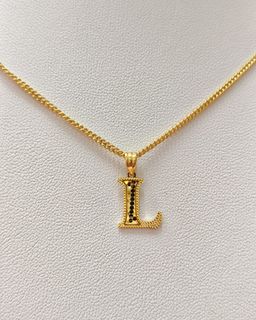 916 Gold Chain + Pendant (Set) Collection item 3