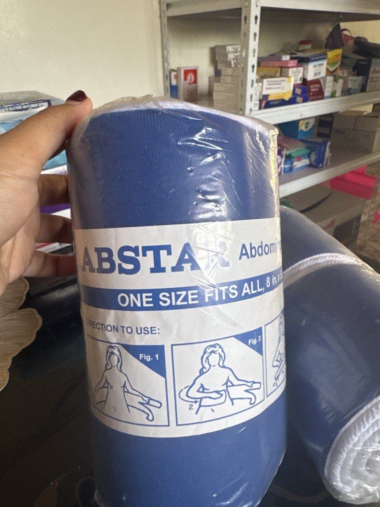 ABSTAR Abdominal Binder (2pcs) (Category: Medical Supplies & Tools) located in Floridablanca. Submitted by paulacdagulo (Listing ID 1433627817, Image 1). Description: 2pcs Andominal Binder (Abstar) Perfect paninda. One size fits all Excess stocks from our Closed pharmacy Meet up and Shipping (SF not covered by the seller).