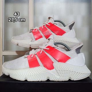 Sepatu Adidas DROP STEP White Orange Size 43 275cm, Fesyen Pria