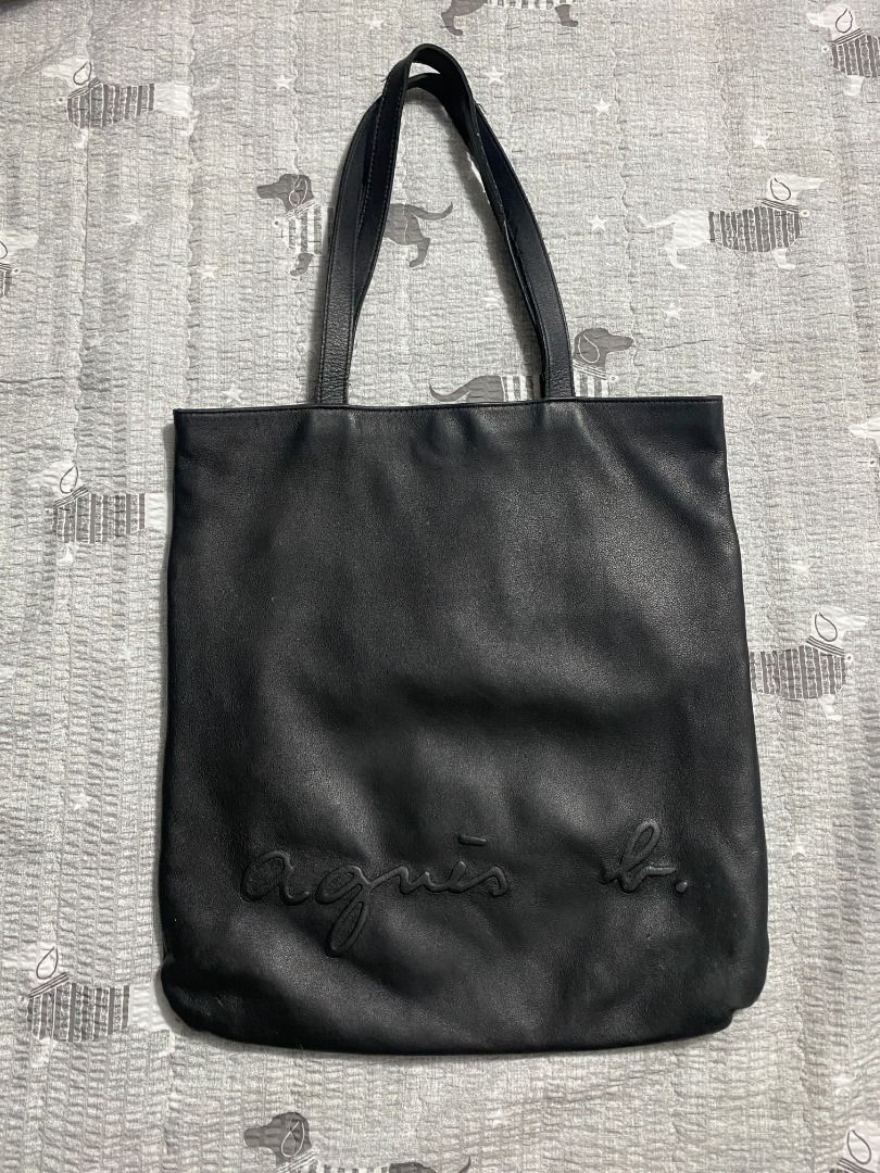Agnes b. Leather Tote Bag (Category: Luxury Bags & Wallets) located in Antipolo. Submitted by bentakahitanoano (Listing ID 1433678217, Image 1). Description: Agnes b. Leather Tote Bag Japan Limited Edition Still in good condition Minor runs on the back Goes a lot on mercari japan .