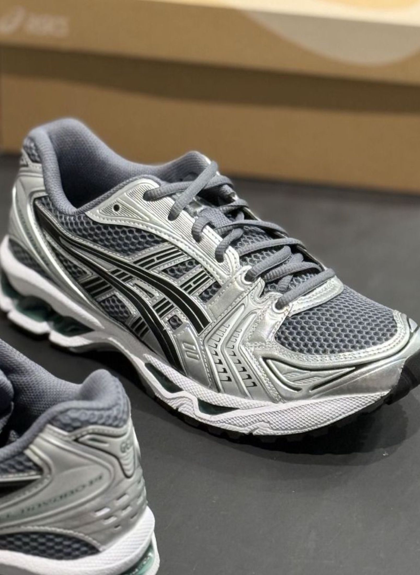 Asics Gel-Kayano 14 Anthracite Metallic Silver (Category: Sneakers) located in Singapore. Submitted by whappygem (Listing ID 1433695736, Image 3). Description: 🔥 Asics New Arrival 👟 Asics Gel-Kayano 14 Anthracite Metallic Silver ✨ Brand new 📦 Free shipping (J&T/Ninja Van) 💰 Cash on delivery 📸 3-day photo confirm 🏪 Driver delivers to your door 🛒 Grab yours now!.