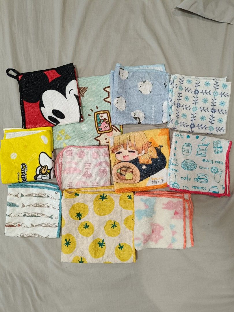 Assorted Japan microfiber towels (Category: Towels, Napkins & Holders) located in Makati City. Submitted by jstreasuredfinds (Listing ID 1433688714, Image 1). Description: 11pcs Japan microfiber towels.