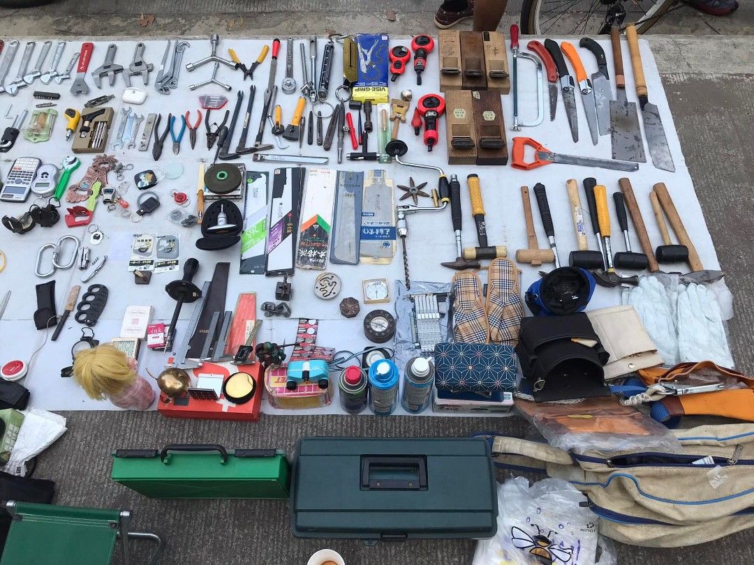 Assorted Tools - Hammers, Wrenches, Saws, and More (Category: Construction Tools & Equipment) located in Pasay City. Submitted by redivhan (Listing ID 1433663209, Image 3). Description: Japan Surplus Tools. Wide variety of tools including hammers, wrenches, saws, and other hand tools. Includes various sizes and types of wrenches, screwdrivers, pliers, and more. Also includes a selection of saws, hammers, and other carpentry tools. Perfect for DIY