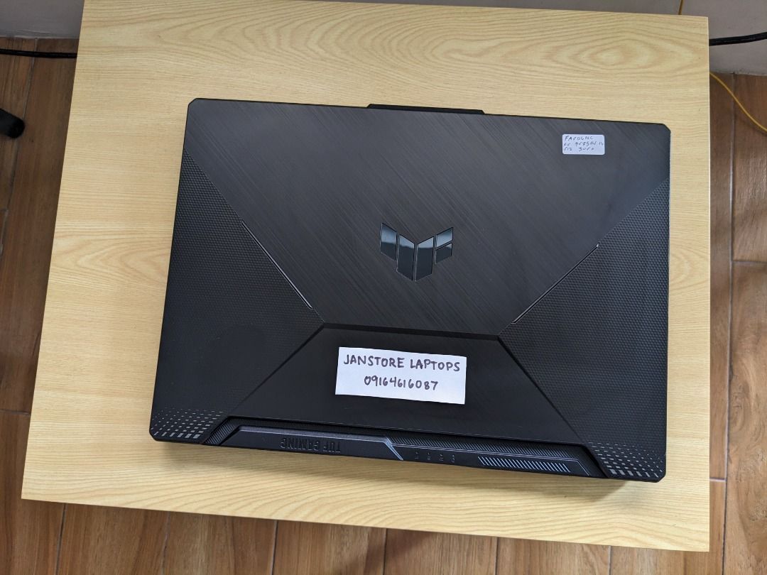 Asus TUF A15 FA506NC AMD Ryzen 5 7535HS 16GB Nvidia RTX 3050 4GB (Category: Laptops & Notebooks) located in Quezon City. Submitted by janstore-computer-trading (Listing ID 1433607316, Image 3). Description: Model : Asus TUF A15 FA506NC (16GB Ram & 512SSD , AMD Ryzen 5 7535HS , Nvidia RTX3050 4GB , Backlit Keys) Condition : Slightly Used, Very Smooth Price : 31,999 Specs: Processor : AMD Ryzen 5 7535HS 6 Cores 12 Threads ( 3.3- 4.5 Ghz ) Ram : 16 