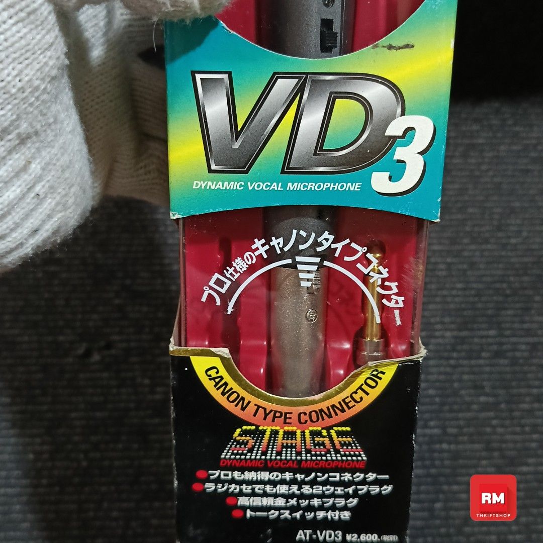 Audio-Technica Dynamic AT-VD3 Vocal Microphone | X (Category: Microphones) located in Meycauayan. Submitted by redmants2011 (Listing ID 1433619803, Image 3). Description: .
