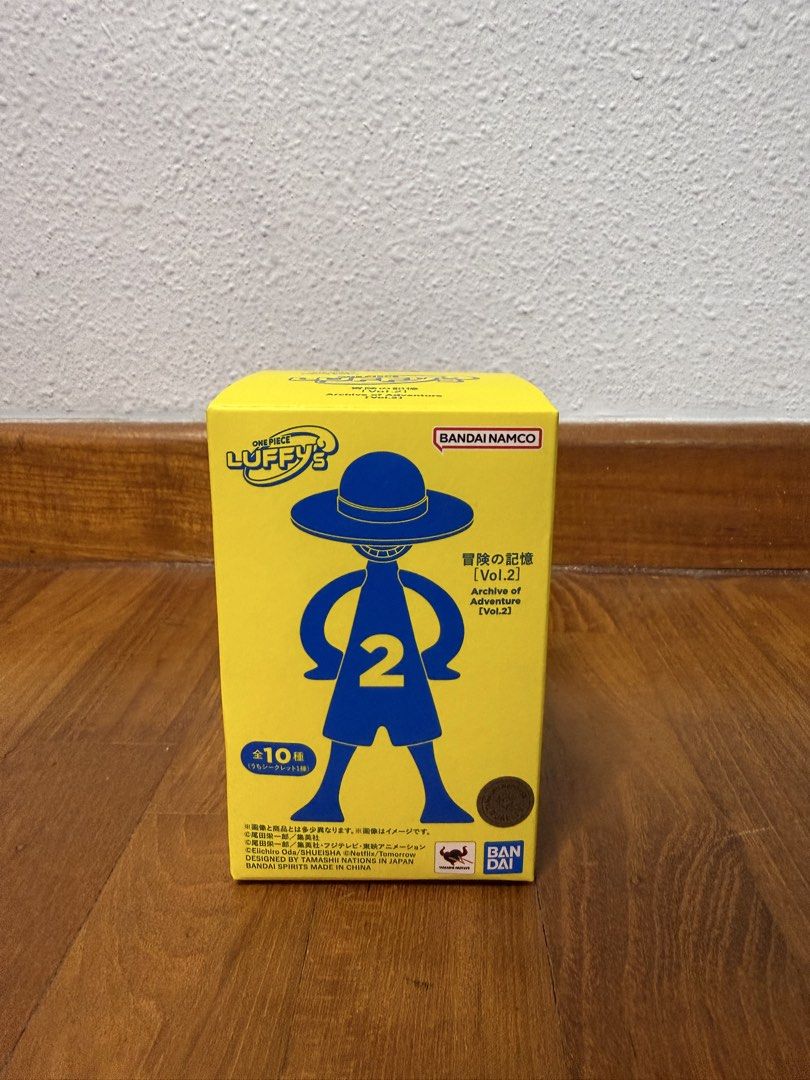 Bandai One Piece Luffy's Archive Vol.2 Figure (Category: Designer & Blind Box Toys) located in Singapore. Submitted by aufsyzwn (Listing ID 1433617672, Image 1). Description: - Brand new, unopened Bandai One Piece Luffy's Archive Vol.2 figure. - Features a blind box design. - 10 figures to collect. - Ideal for One Piece fans and collectors. - Unopened - If buy more, can give disc.