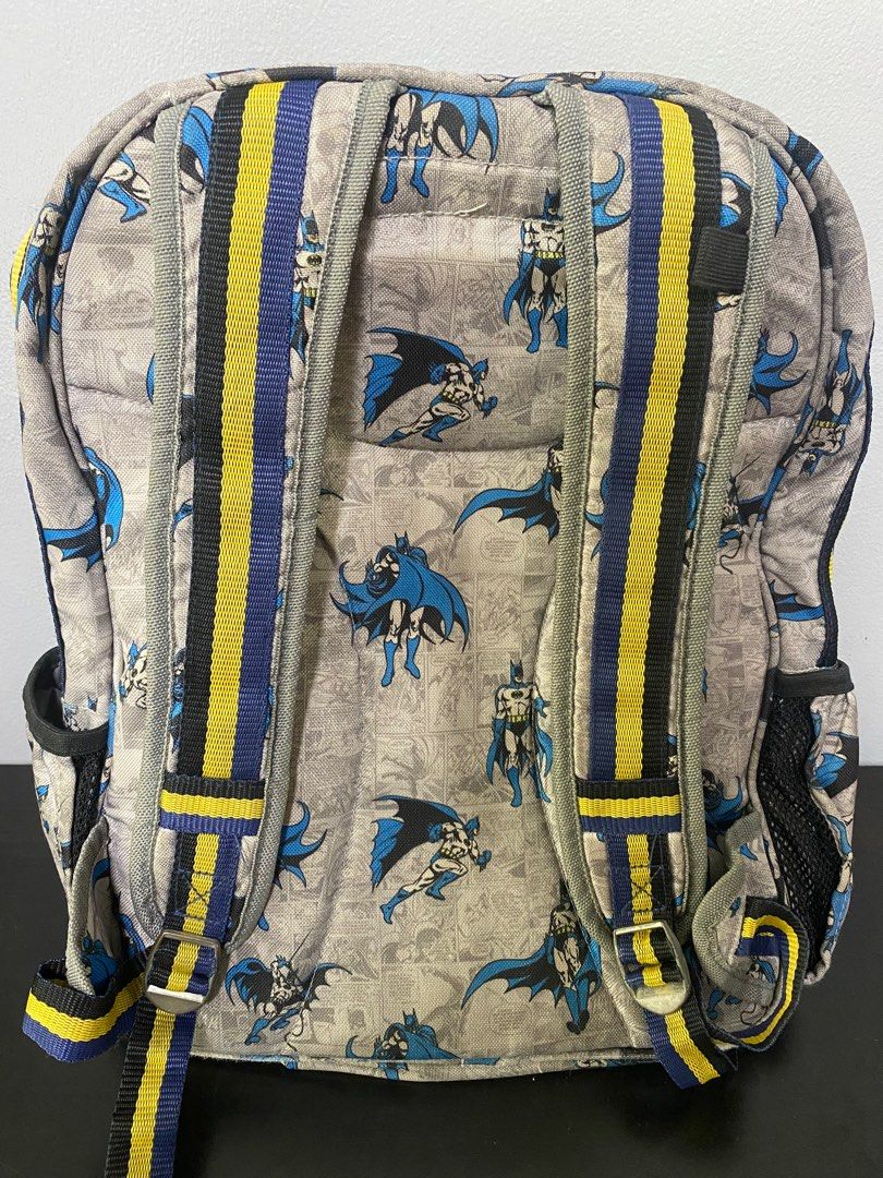 Batman Pottery Barn Full Size Backpack (Category: Backpacks) located in San Juan City. Submitted by timiaccess52249 (Listing ID 1433650018, Image 2). Description: This backpack is so well made. My kid used it a lot but it’s in excellent condition. It has no tears, only dirty. It only needs washing. It is surprisingly a very sturdy, well made backpack. Length is 17 inches Width is 14 inches It has so much very well thought of pockets, pen holders,