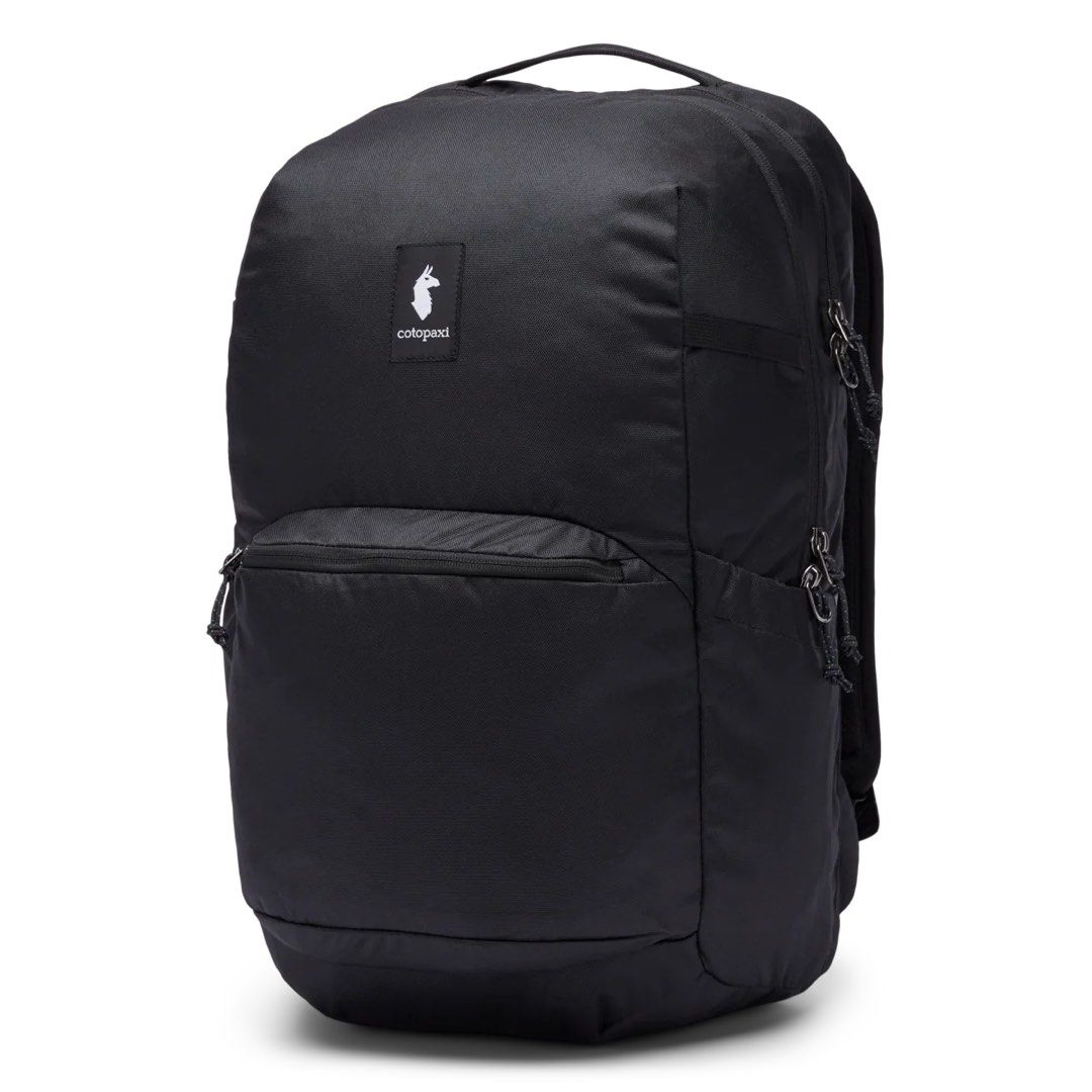 BNWT Cotopaxi Chiquillo 30L Backpack - Cotopaxi Black (Category: Backpacks) located in Singapore. Submitted by ebbandflo (Listing ID 1433725562, Image 2). Description: When the school year starts you need a pack that can survive being stuffed in a locker, used as a pillow in the park, and dragged onto the bus. Designed with durable recycled fabrics, deep main zippered compartment, external padded laptop/tablet compartment, and internal zippered a