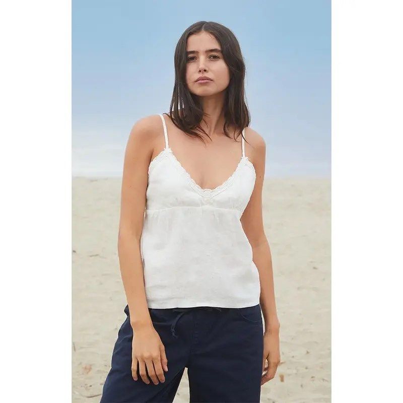 Brandy Melville linen top (Category: Sleeveless) located in Cordova. Submitted by thedecluterrer (Listing ID 1433677522, Image 1). Description: .