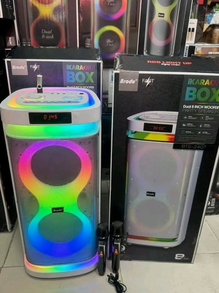 brodu ikaoke (Category: Soundbars, Speakers & Amplifiers) located in Manila. Submitted by minidivisoria (Listing ID 1433713109, Image 2). Description: BEST SELLER 🔥🔥🔥 HANAP MO BA MAGANDA SPEAKER ✅✅🔥 BRODU IKAOKE BOX WHITE SPEAKER WITH 2 wireless mic with Bluetooth heavy duty✅✅ heavy Bass ✅✅. maganda tunog Malakas sounds pang malakasan Videoke ✅✅.