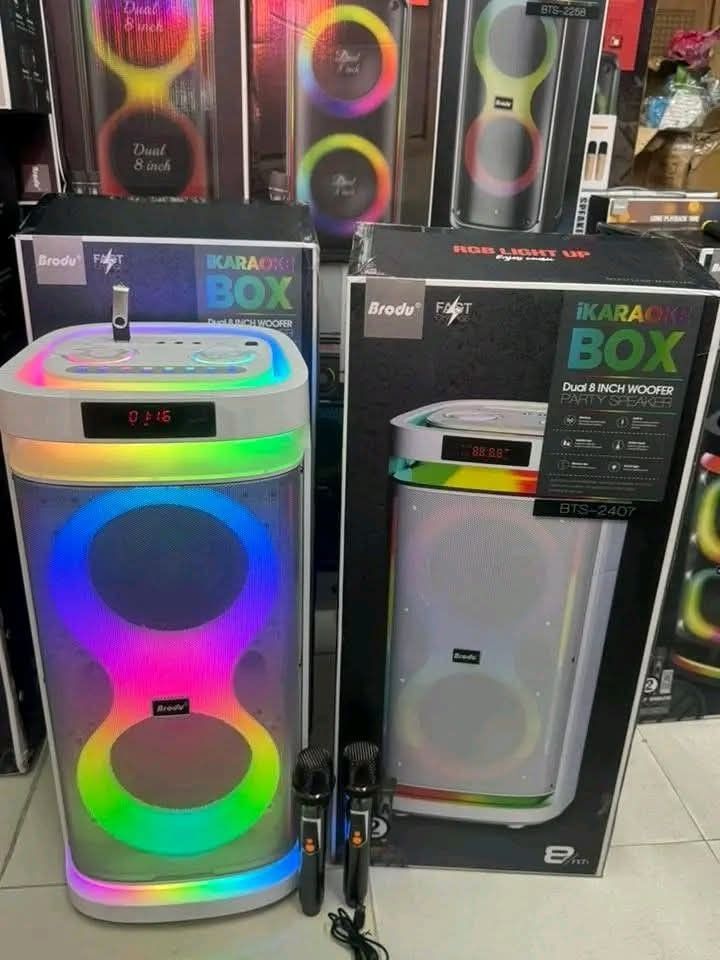 brodu ikaoke (Category: Soundbars, Speakers & Amplifiers) located in Manila. Submitted by minidivisoria (Listing ID 1433713109, Image 3). Description: BEST SELLER 🔥🔥🔥 HANAP MO BA MAGANDA SPEAKER ✅✅🔥 BRODU IKAOKE BOX WHITE SPEAKER WITH 2 wireless mic with Bluetooth heavy duty✅✅ heavy Bass ✅✅. maganda tunog Malakas sounds pang malakasan Videoke ✅✅.