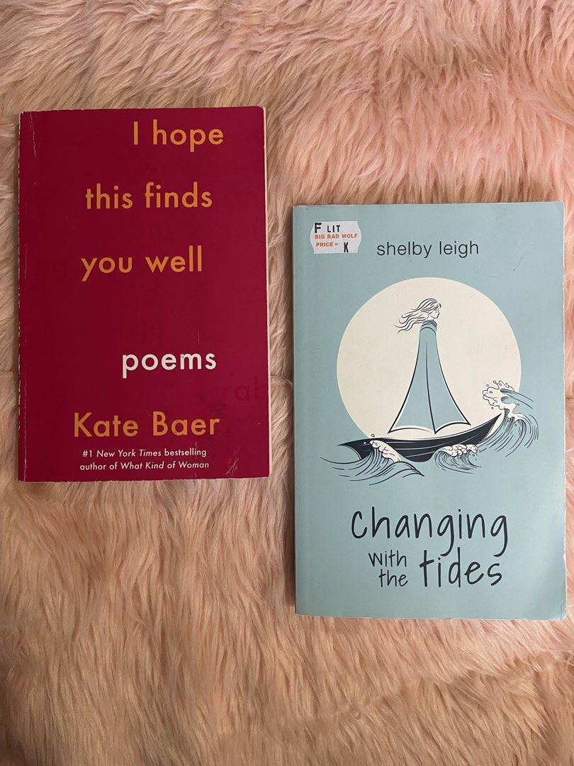 Bundle of Poetry Books (Category: Storybooks) located in Manila. Submitted by pamanna (Listing ID 1433641625, Image 1). Description: Get 2 poetry books for 150 Bought from NBS and BBW Read sparingly 149 only Kamias qc Lalakoce/grab only.
