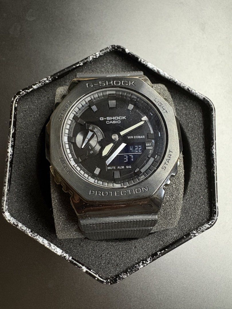 Casio GM-2100BB 1 ADR Steel Black (Category: Men's Watches) located in Makati City. Submitted by jarled (Listing ID 1433735476, Image 1). Description: Black Casioak Barely used.