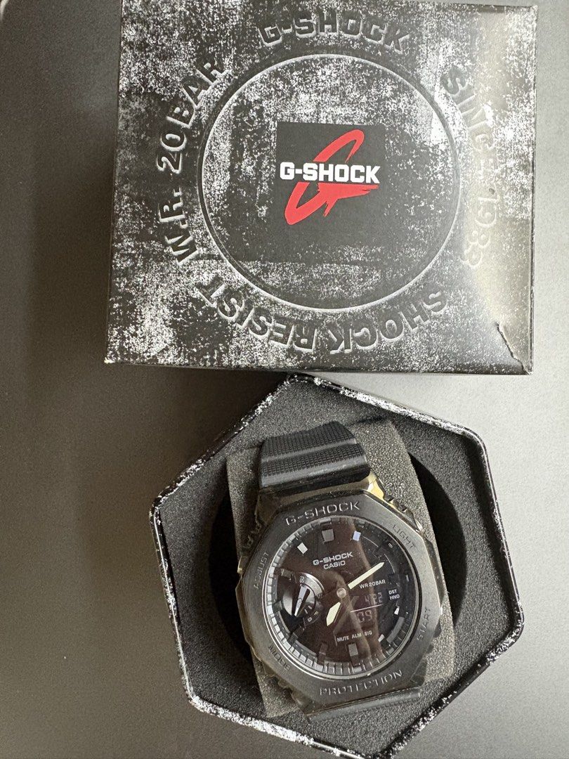 Casio GM-2100BB 1 ADR Steel Black (Category: Men's Watches) located in Makati City. Submitted by jarled (Listing ID 1433735476, Image 3). Description: Black Casioak Barely used.