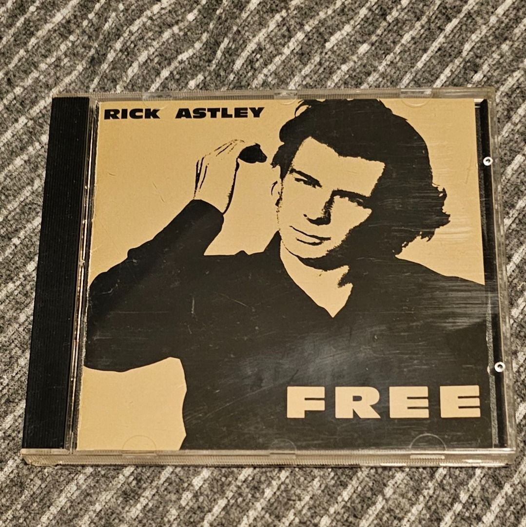 🌟[CD Album] Rick Astley – Free (1991) (Category: CDs & DVDs) located in Singapore. Submitted by strangecell (Listing ID 1433730773, Image 1). Description: Many more Various Genres: https://www.carousell.sg/p/1253907759 Electronic Dance, EDM, DJ Mix: https://carousell.com/p/1035784902 Easy Listening, Funk Soul, Lounge, Jazz, New Age, Chill-out: https://carousell.com/p/1028943398 ************************************** Self-collect at Area Serangoo