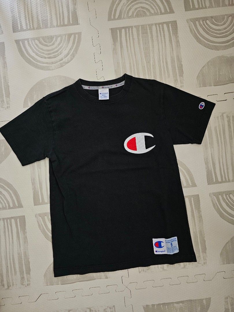 Champion T-shirt for mens AUTHENTIC (Category: Tshirts & Polo Shirts ) located in Quezon City. Submitted by vaniefiel (Listing ID 1433616033, Image 2). Description: For Sale! AUTHENTIC Champion T-shit for men Size: Small - Large Champion logo on front - Small Champion logo on sleeve - Good as NEW condition - SEE pics for actual dimes Loc: QC MOP: Gcash Thanks!.