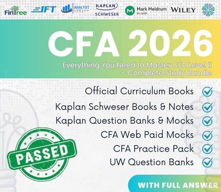 CHEAPEST CFA Level II 2026 Complete Study Pack, Hobbies & Toys, Books ...