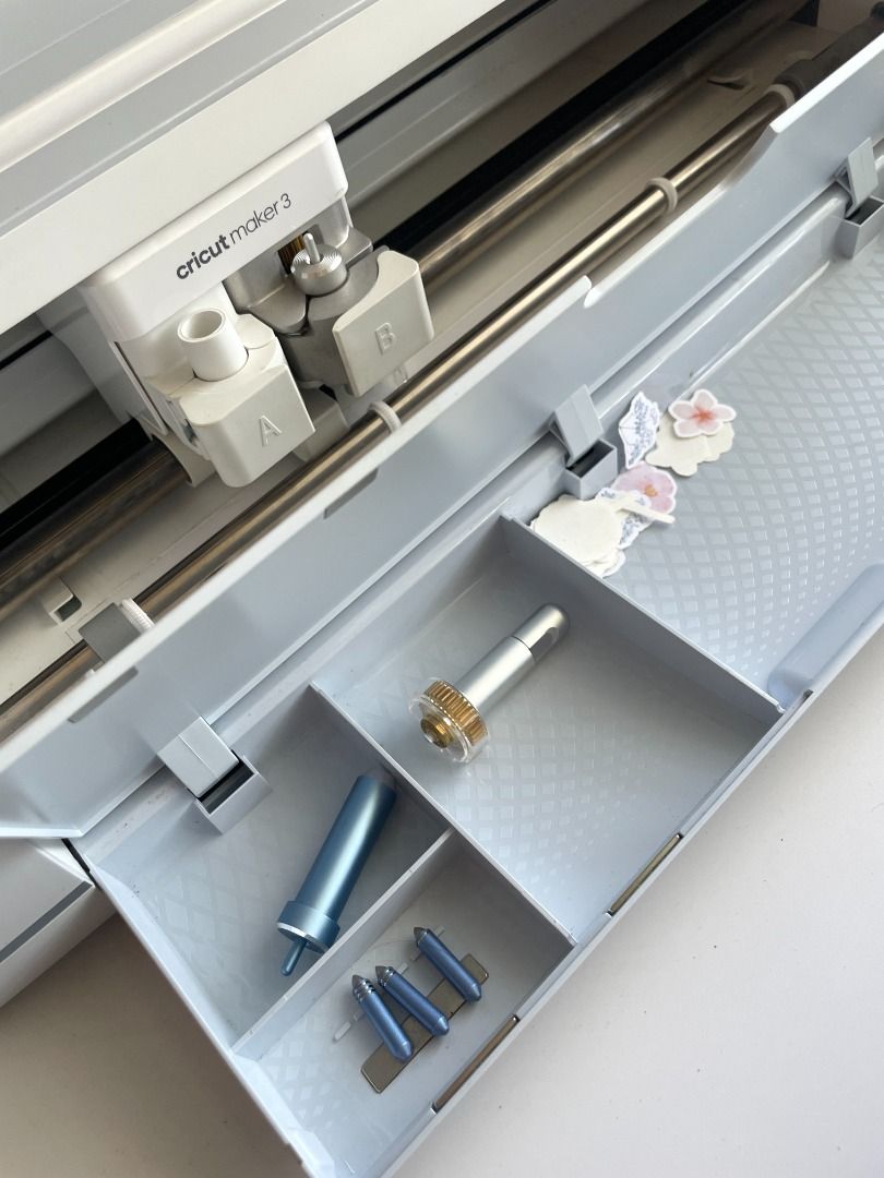 Cricut Maker 3 Smart Cutting Machine -FREE Accessories worth 6k (Category: Craft Supplies & Tools) located in Cagayan de Oro. Submitted by glennarose (Listing ID 1433609926, Image 3). Description: 2025 po nabili ,Ilan beses lang nagamit RFS: need CASH Accessories included worth 6.5k: CRICUT 12x24 Standard Grip Adhesive Machine Mat (2 ct) CRICUT 12x12 Standard Grip Adhesive Machine Mats (2 ct) CRICUT Basic Tool Set CRICUT Fine Debossing Tip + Quic