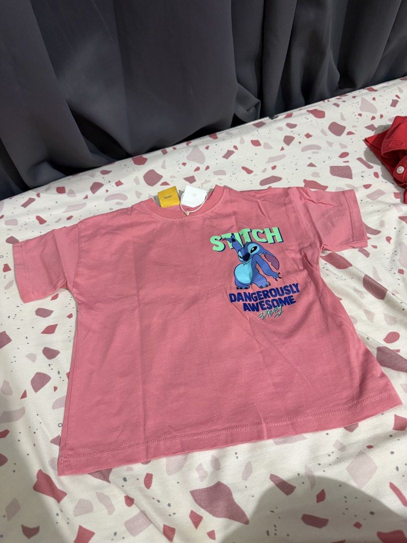 Disney Stitch Zara Shirt 2yo (Category: Babies & Kids Fashion) located in Makati City. Submitted by declutterwitq (Listing ID 1433707946, Image 2). Description: Worn once. Can pass a brand new. .