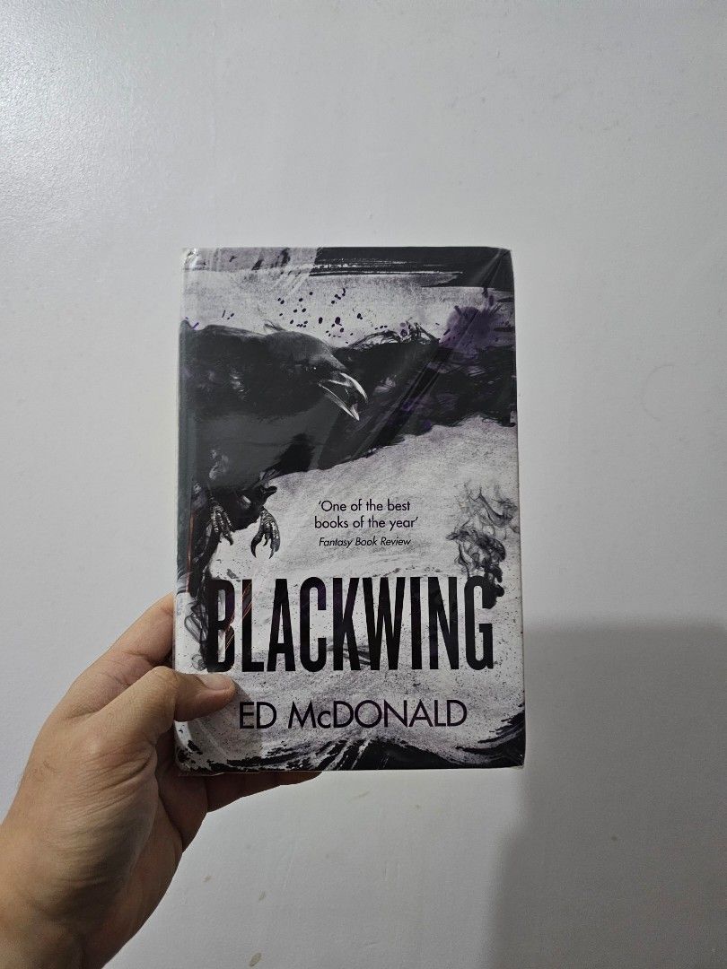 Ed McDonald Raven's Mark Trilogy (Category: Storybooks) located in Caloocan City. Submitted by morealesskazuha-27277 (Listing ID 1433751906, Image 3). Description: - Set of three books by Ed McDonald. - Titles: Ravencry, Crowfall, and Blackwing. - Language: English. - Features dark artwork covers. - Protective wrapping included. HARDCOVER .