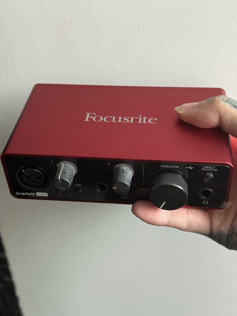 Focusrite Scarlett Solo Audio Interface440810850977720320