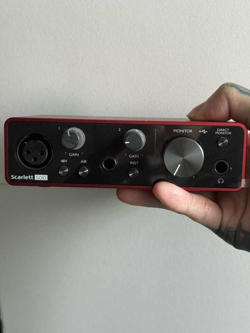 Focusrite Scarlett Solo Audio Interface440810850977720321