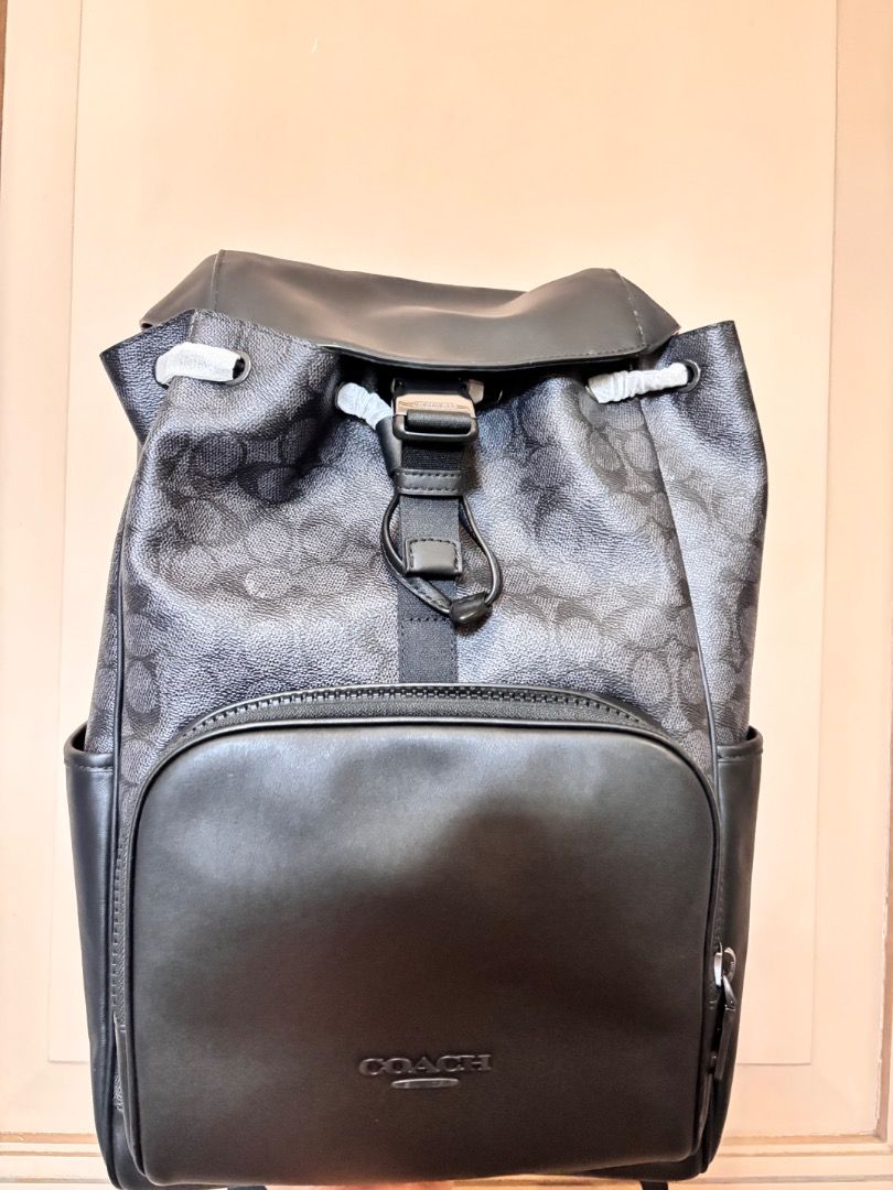 FOR SALE: Coach Racer Backpack in Signature Canvas (CT707), Luxury ...