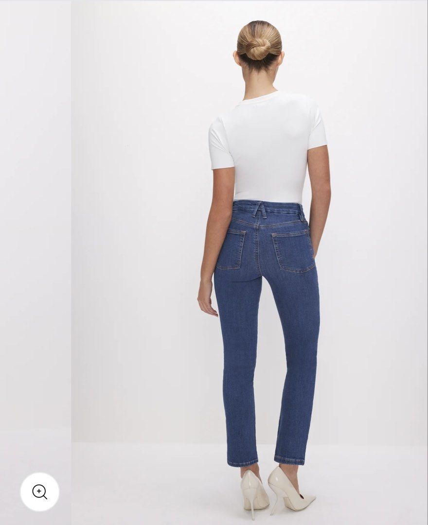 Good American Good Legs Straight Jeans (Category: Jeans) located in Quezon City. Submitted by sometimes_sj (Listing ID 1433596174, Image 3). Description: - High-waisted jeans - Classic blue wash - Straight leg - Button and zipper closure - Size 4/27 - RFS: don’t wear anymore.