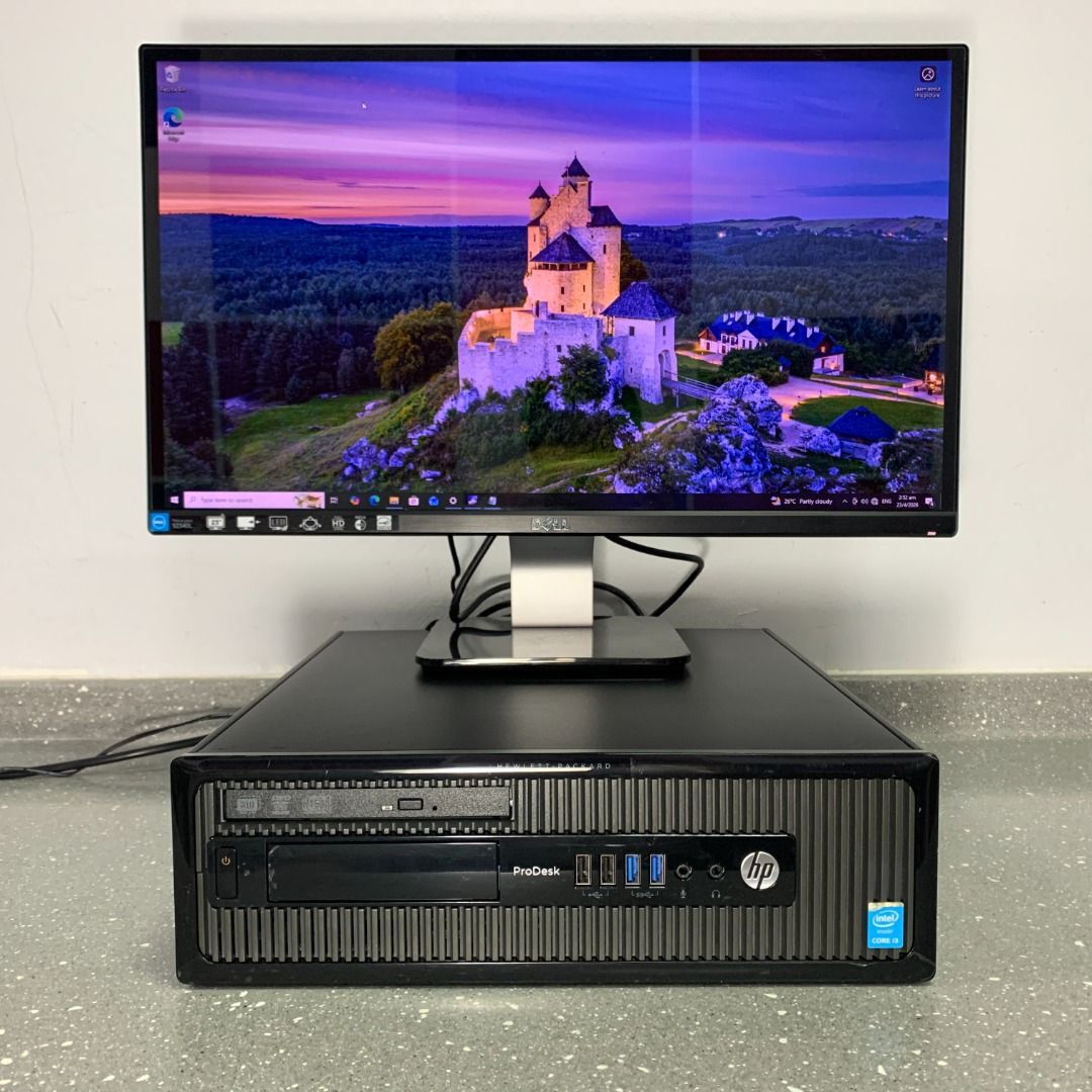 HP ProDesk Desktop with i3-4170, 8GB DDR3 RAM, 500GB HDD.