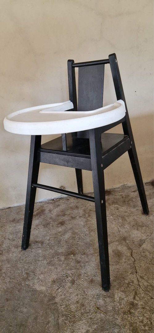 IKEA Baby high chair (Category: Kids Tables & Chairs) located in Alaminos. Submitted by infinitywardrobe (Listing ID 1433597389, Image 2). Description: Missing safety belt. .