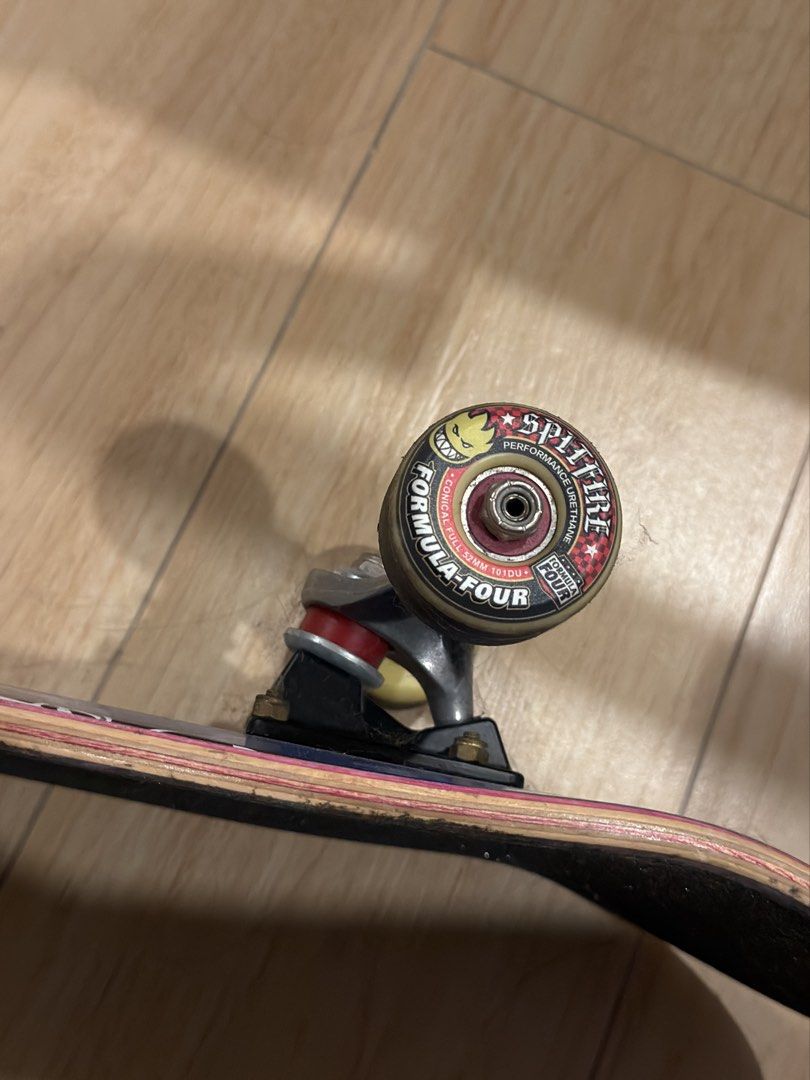 Jack Nonato Hamaslupa Skateboard 7.75 (Category: Skates, Rollerblades & Scooters) located in Quezon City. Submitted by teraagram (Listing ID 1433726904, Image 3). Description: Custom grip-taped it myself 7.75 deck 101 DU spitfire wheels (bought from orange app) perfect for gift or for beginners -super onting scratch lang .