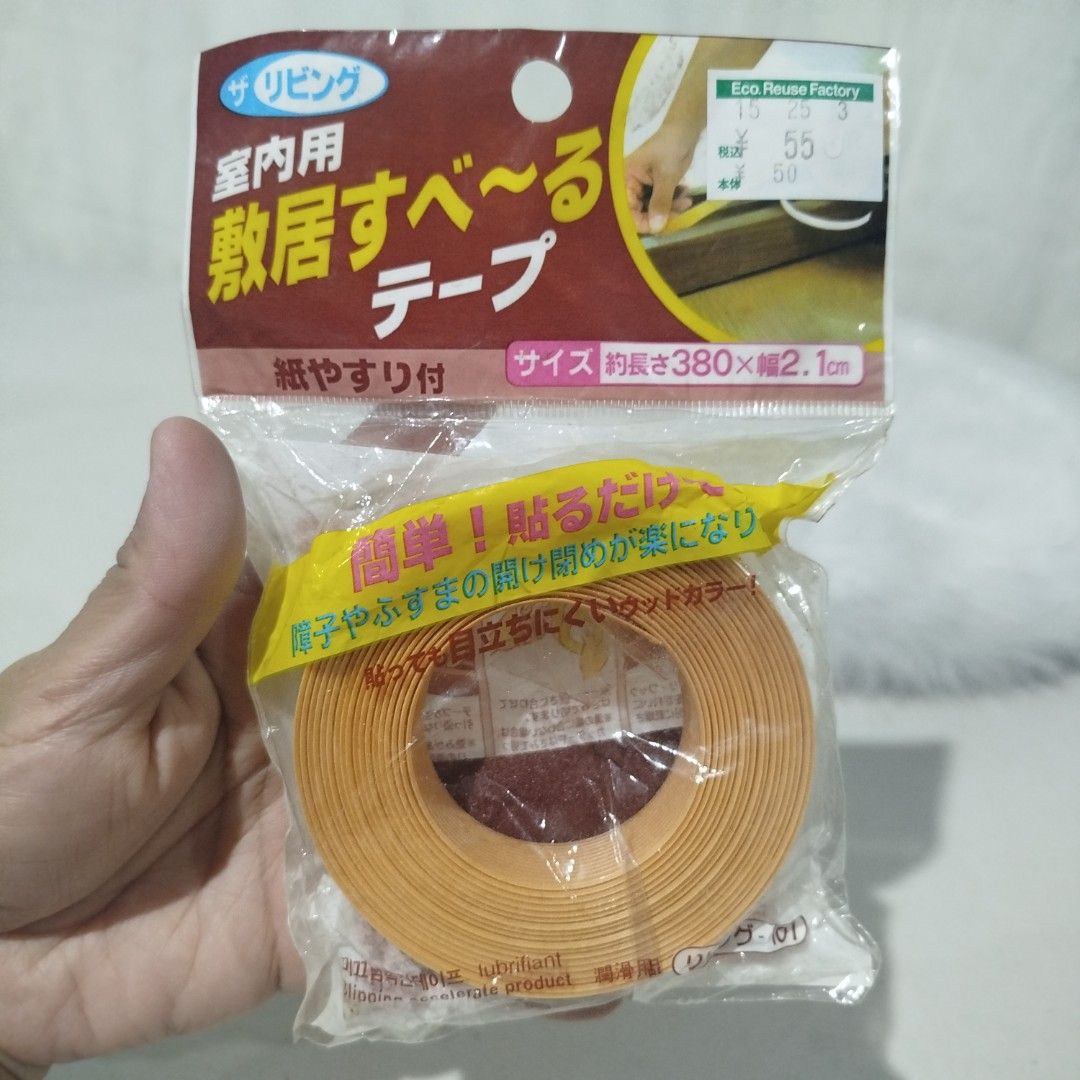 Japan Daiso Interior Tape 380x2.1cm (Category: Craft Supplies & Tools) located in Bulacan. Submitted by amarijapansurplus (Listing ID 1433721241, Image 3). Description: - Daiso interior tape for home use. - Designed to neaten furniture edges. - Approximately 380cm long and 2.1cm wide. - Easy application. - Made in Korea. 📌as is 📌What u see is what u get 📌First to pay basis 📌Auto pass sa COD iwas scam sa part ko 📌MOP: GCASH 📌MOD: Pick-up, La
