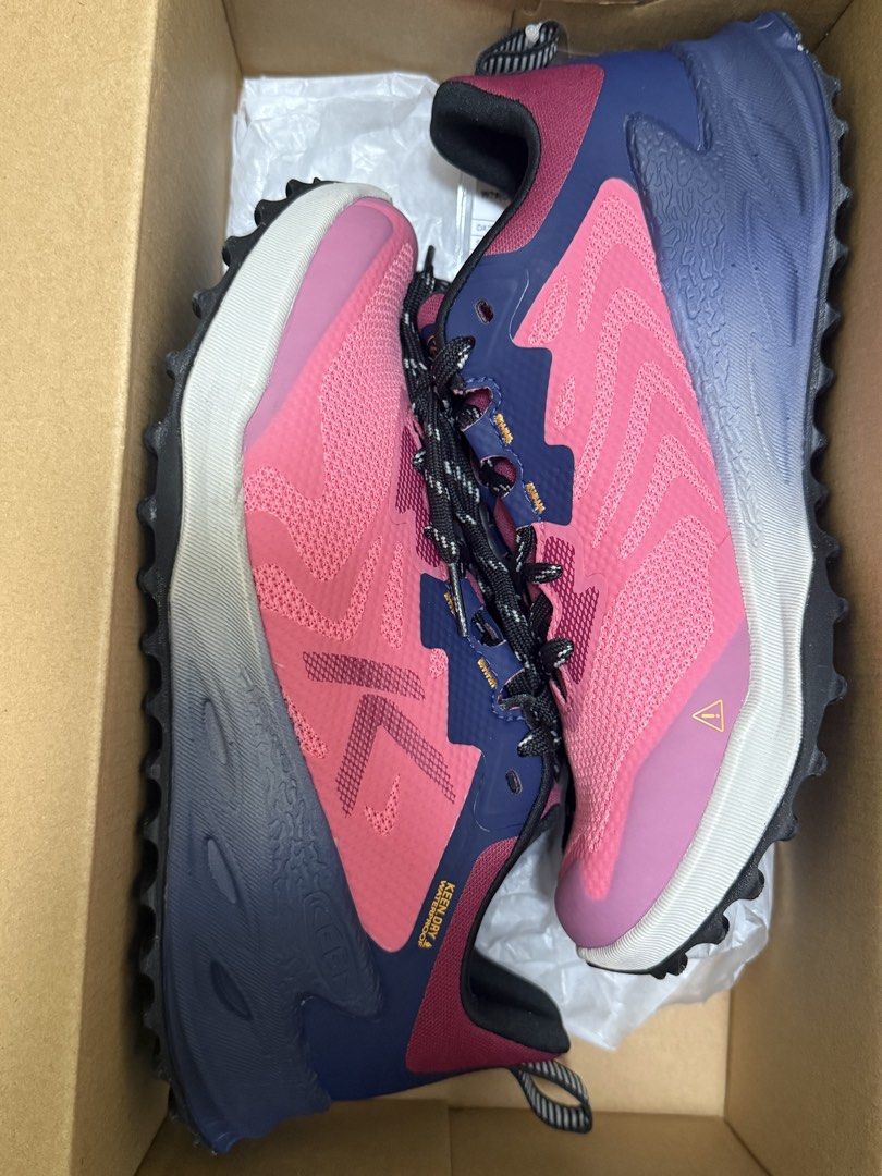 KEEN Women's Zionic NXT WP Hiking Shoes (Category: Sneakers) located in Singapore. Submitted by asherlye (Listing ID 1433754918, Image 3). Description: Brand New Waterproof Hiking Shoe, suitable for more intense trails as well. Selling as I don’t like the colour :” but actually a very good pair (original price $249+!) Open to trades to other NEW hiking shoes as well! US6-7 only .