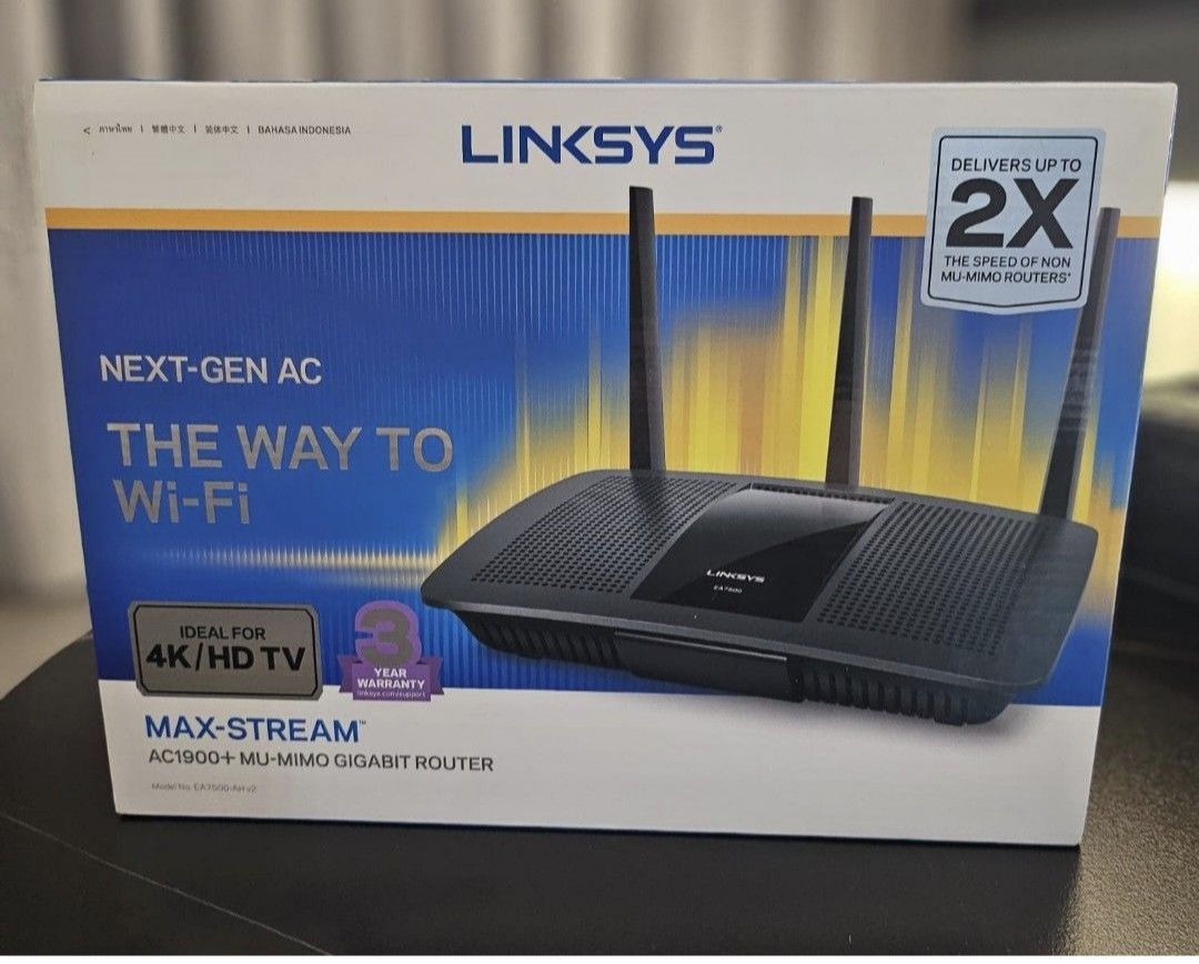 Linksys AC1900+ Max-Stream Gigabit Router