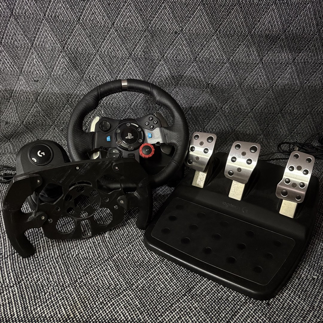 Logitech G29 Driving Force Steering Wheel Boxed Pedal Sim Racing w H ...