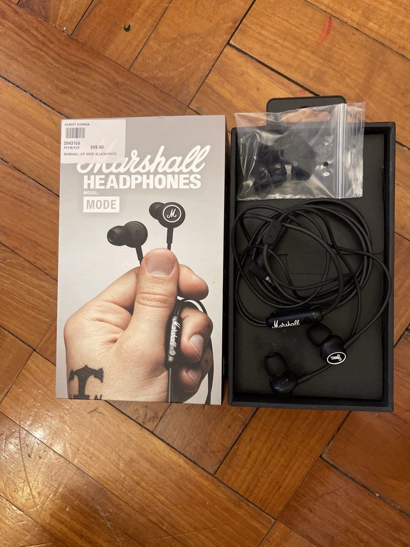 Marshall Mode Earphones - Black