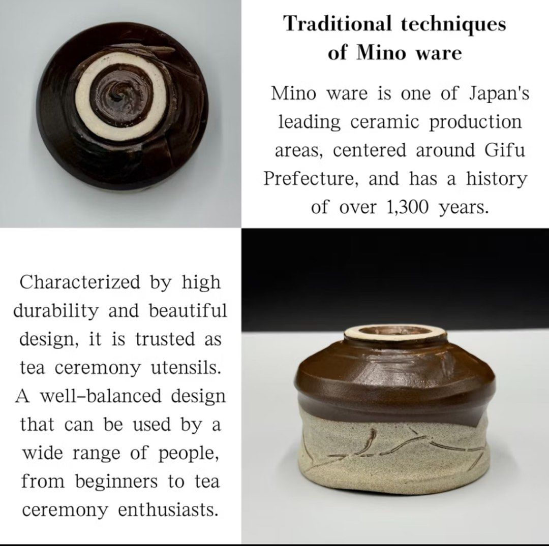Matcha Bowl from Japan (Category: Vases & Decorative Bowls) located in Taguig. Submitted by kimdeclutterss (Listing ID 1433695494, Image 3). Description: Got this for around P1300 Apprx 12.5cm in diameter and 7.5cm height.