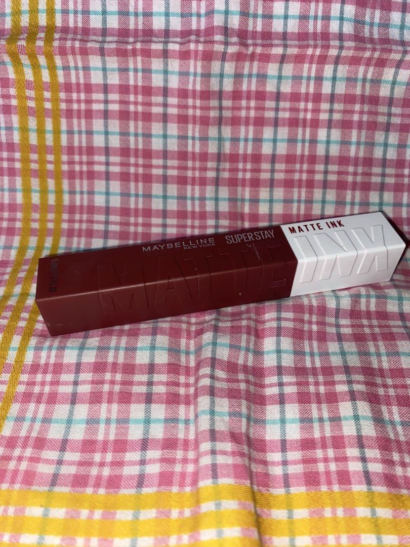Maybelline Super Stay Matte Ink (Category: Makeup) located in San Pablo. Submitted by declutteringirly (Listing ID 1433654607, Image 2). Description: Swatched once only Shade: 160 Mover.