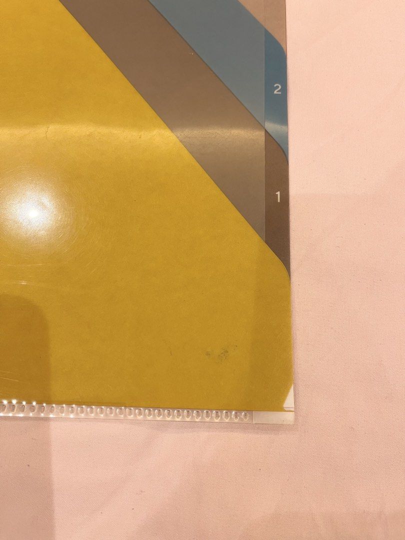 Midori 5 Pocket File Folder (Category: Stationery & School Supplies) located in Quezon City. Submitted by thebuyersarchive (Listing ID 1433677308, Image 3). Description: 🌷7/10 condition 🌷flaws: sticker residue and small dents (see photo 3 & 4) 🌷comes with a freebie: new file folder (See last photos) 🌷pm me for further inquiries .