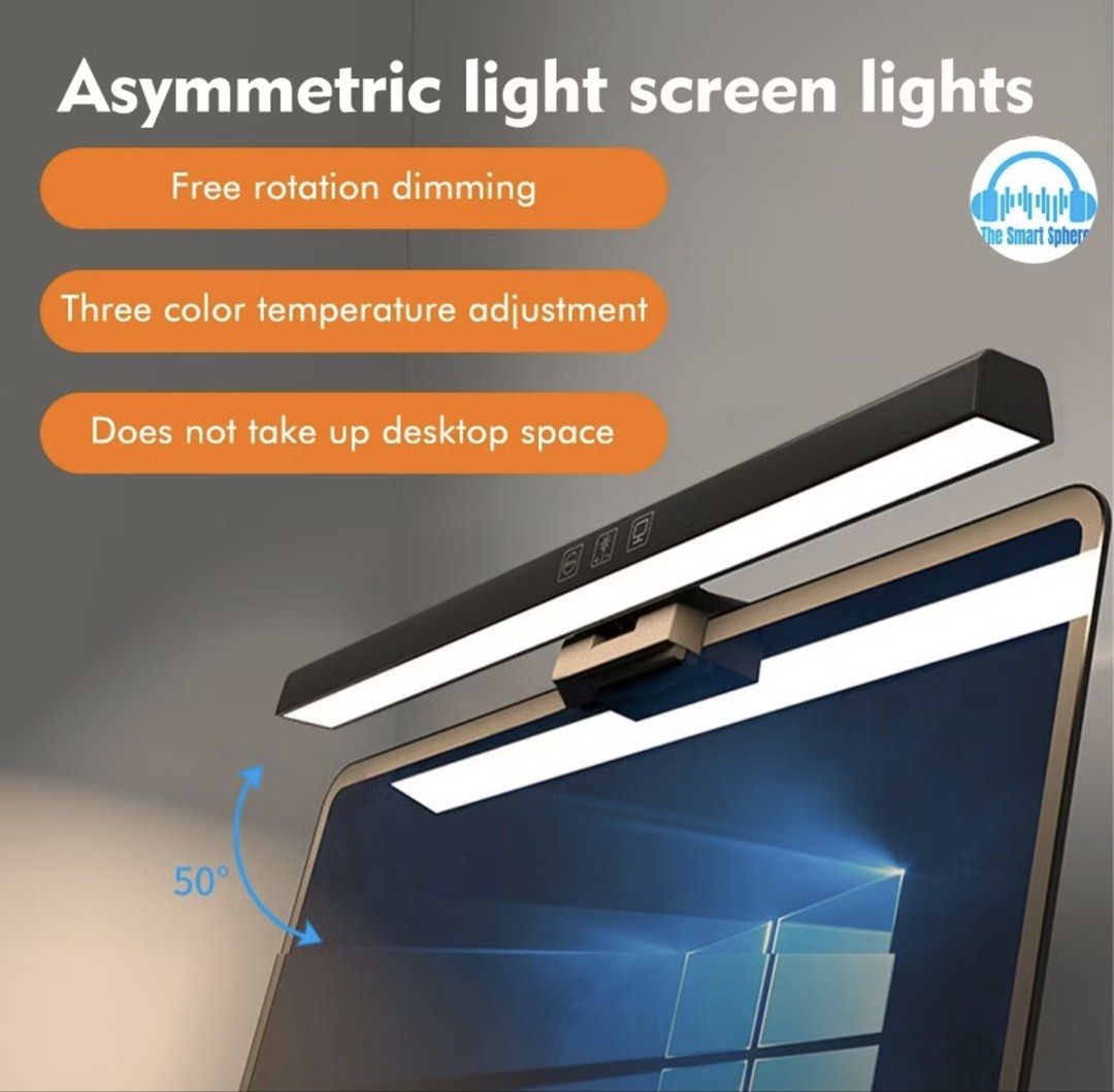 Monitor light bar 50cm (Category: Other Accessories) located in Manila. Submitted by sjeefsells (Listing ID 1433626705, Image 1). Description: Rfs: light bar not suitable for my monitors Sa flat na likod ng monitor lng po kasya Bought from orange app kakadeliver lang today 4/22.
