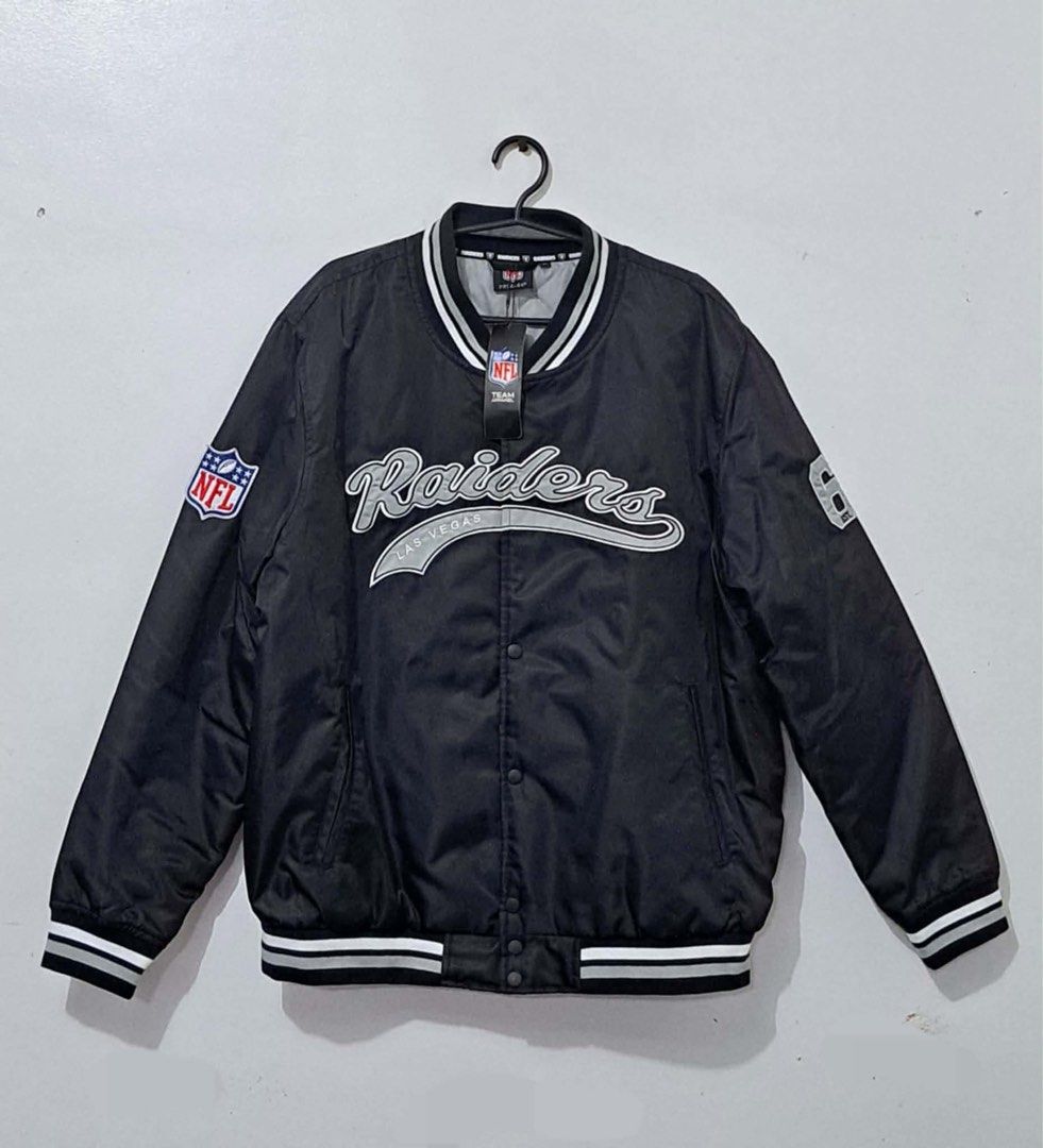 NFL Raiders jacket (Category: Coats, Jackets and Outerwear) located in Hagunoy. Submitted by declutterwine (Listing ID 1433750920, Image 1). Description: Bought in the US RFS: too big for my son.