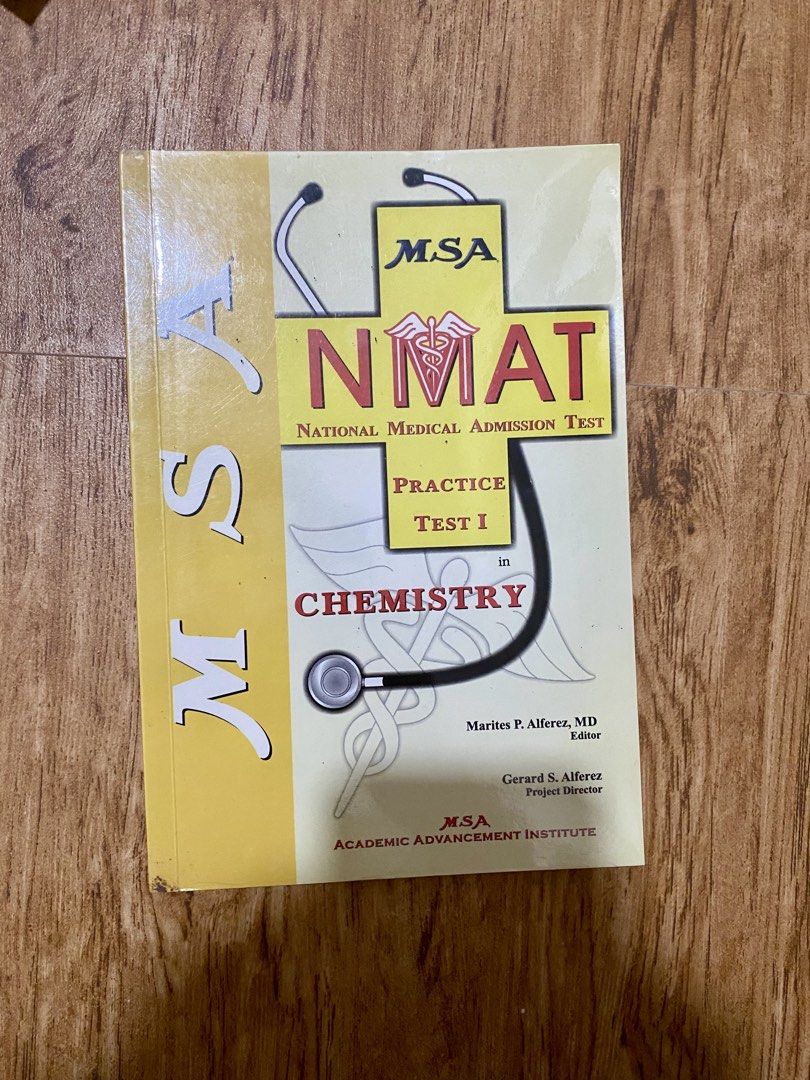 NMAT Reviewer Books (Category: Textbooks) located in Quezon City. Submitted by ccdddddd (Listing ID 1433722111, Image 3). Description: RFS : Done with NMAT PR : 99 Slightly used.