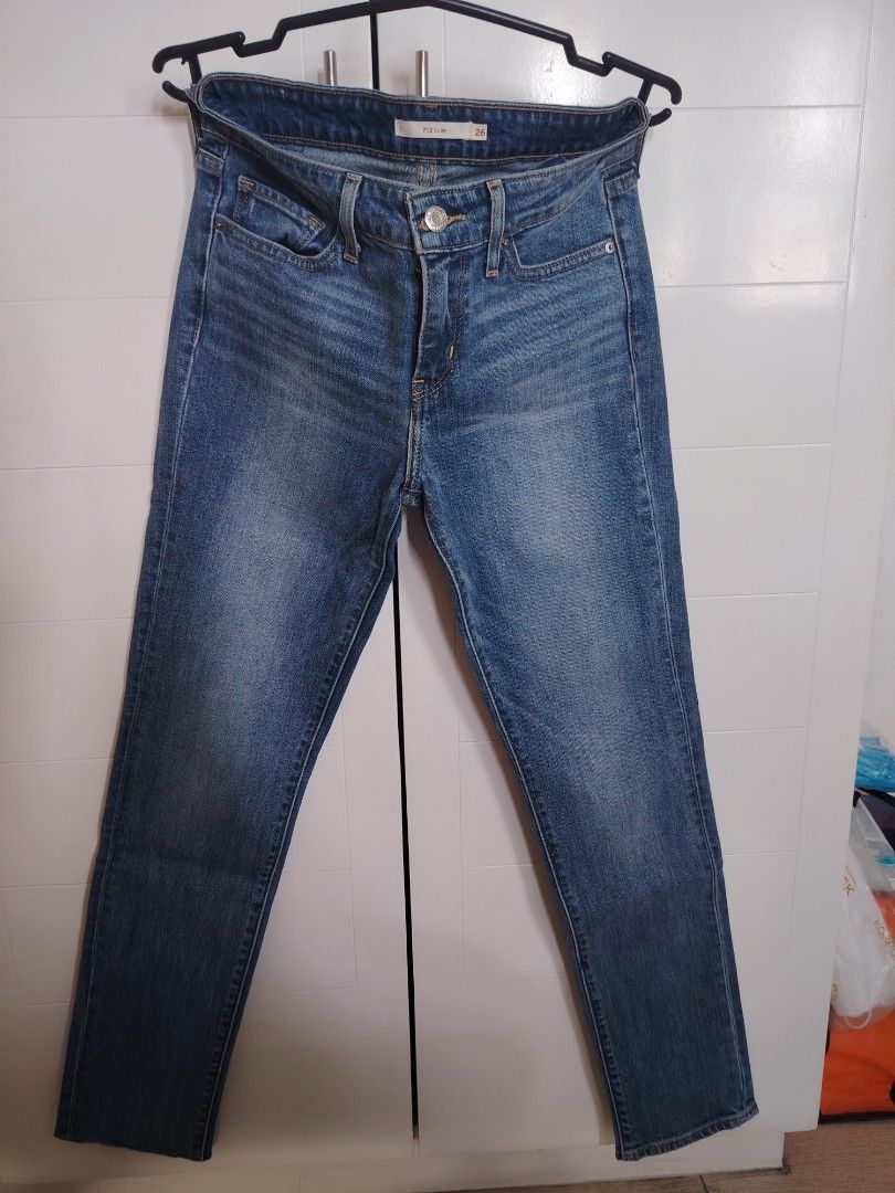 Original Levi's denim (Category: Jeans) located in Mandaluyong City. Submitted by pinkcel (Listing ID 1433678371, Image 1). Description: Original Levi's 712 slim denim Size 26 Used once Bought in the US Sf shouldered by the buyer.