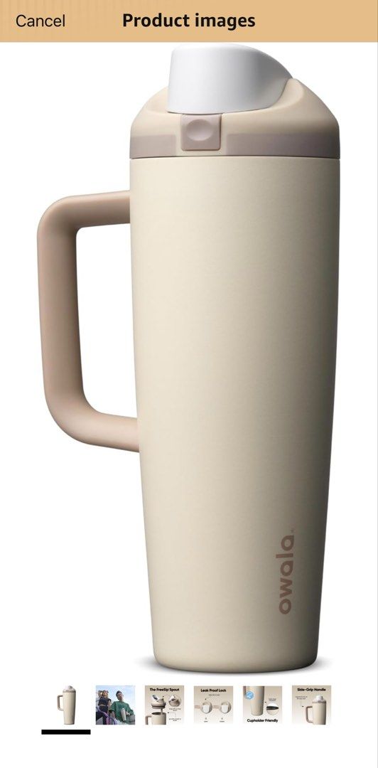 BRANDNEW Owala FreeSip Insulated Water Bottle (Category: Water Bottles & Tumblers) located in Rizal. Submitted by kc_cruz0950 (Listing ID 1433639287, Image 1). Description: RFS: changed my mind Bought during my trip in US early this year. Sealed with box, please swipe for more photos. Original and not cheap..