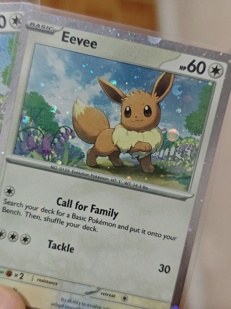 Pokemon Cards - Eevee (Category: Raw Singles) located in Marikina City. Submitted by dmichael00 (Listing ID 1433670986, Image 3). Description: Pokemon card collection Eevee halo - sold out Sylveon halo - sold out Umbreon - 100 each Other eevee - 100 Eevee reverse - 150 Available for meetup by schedule Also available for pickup or cod/lalamove/grab.