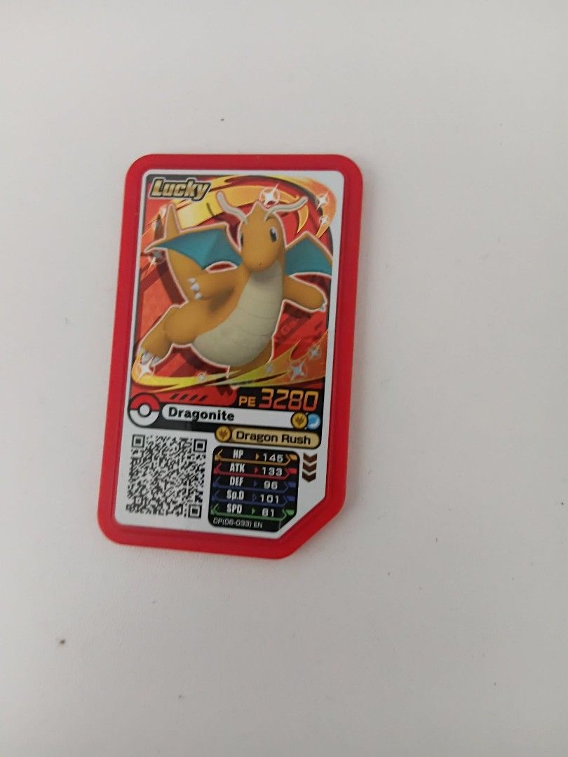 Pokemon Gaole chips and Trivia Game (Category: Board Games & Puzzles) located in Quezon City. Submitted by nextnoel (Listing ID 1433675380, Image 2). Description: Selling these for my nephew~ Pokemon Gaole chips = 500 if take all - these were acquired in Singapore through playing Gaole machines Set A (3 star), 5pcs = 200 Set B Dragonite, 1pc = 250 Set C (1-2 stars), 5pcs = 100 Pokemon Trivia game = 200 - working, with minor, cosmetic scratches .